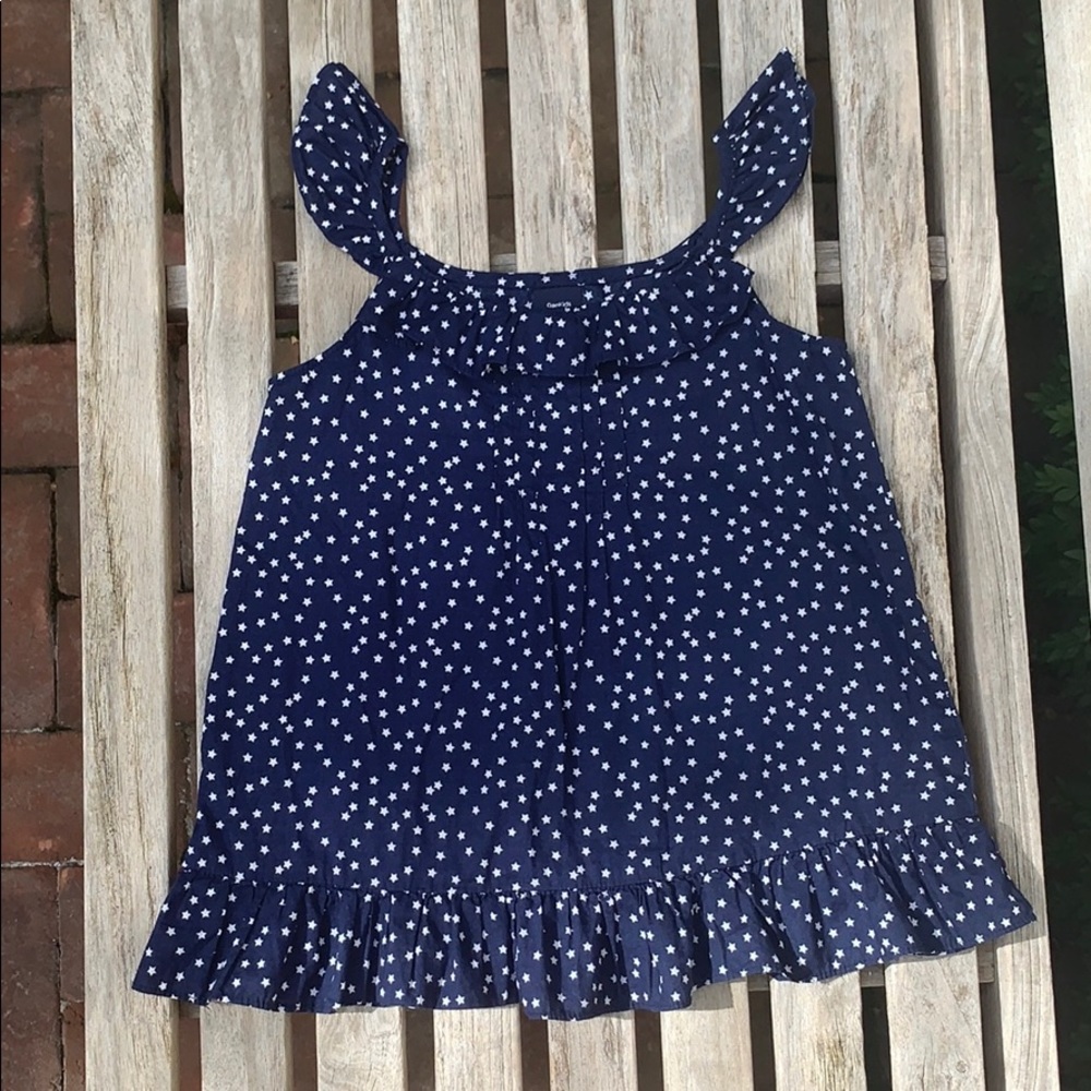 Gap Kids Ruffle Star Print Tank